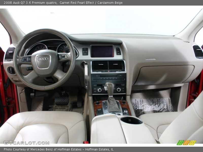 Garnet Red Pearl Effect / Cardamom Beige 2008 Audi Q7 3.6 Premium quattro