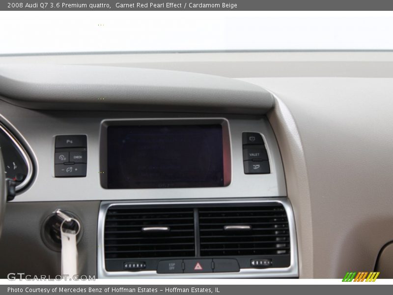 Garnet Red Pearl Effect / Cardamom Beige 2008 Audi Q7 3.6 Premium quattro