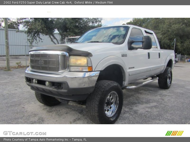 Front 3/4 View of 2002 F250 Super Duty Lariat Crew Cab 4x4