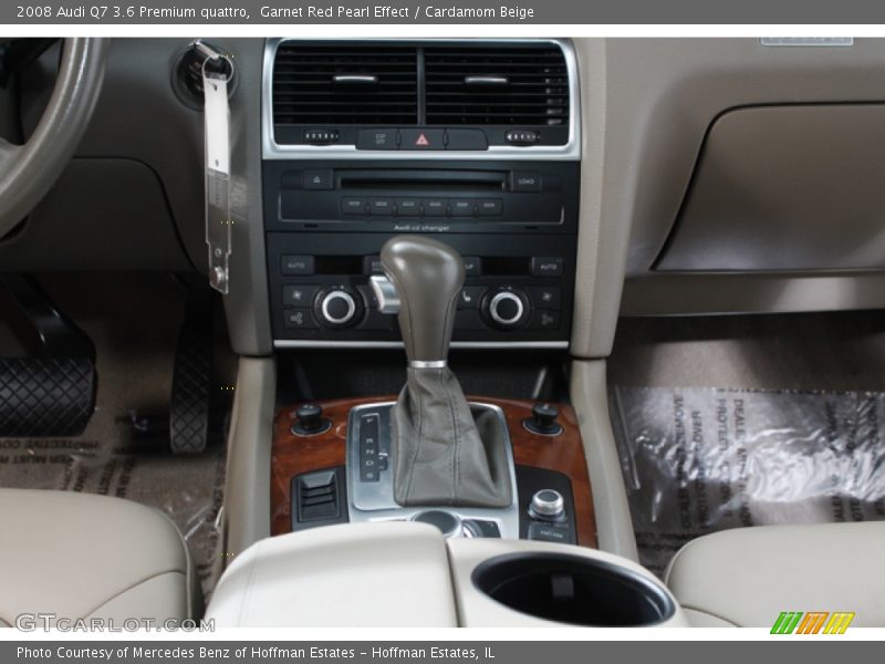 Garnet Red Pearl Effect / Cardamom Beige 2008 Audi Q7 3.6 Premium quattro