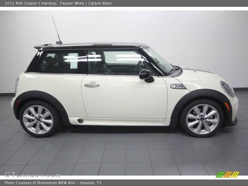 Pepper White / Carbon Black 2013 Mini Cooper S Hardtop