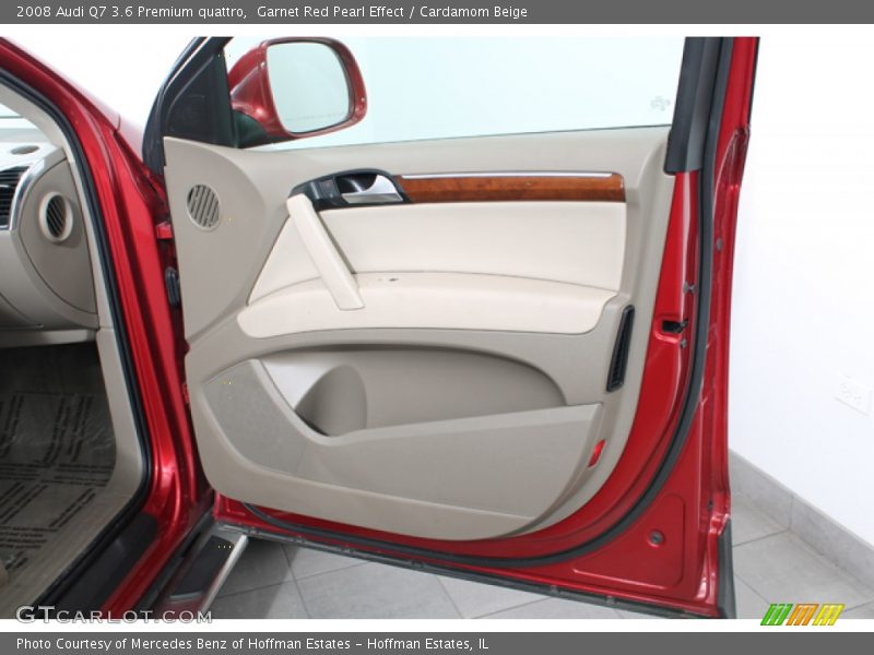 Garnet Red Pearl Effect / Cardamom Beige 2008 Audi Q7 3.6 Premium quattro