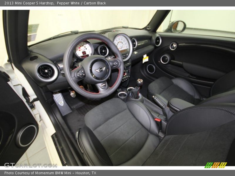 Pepper White / Carbon Black 2013 Mini Cooper S Hardtop
