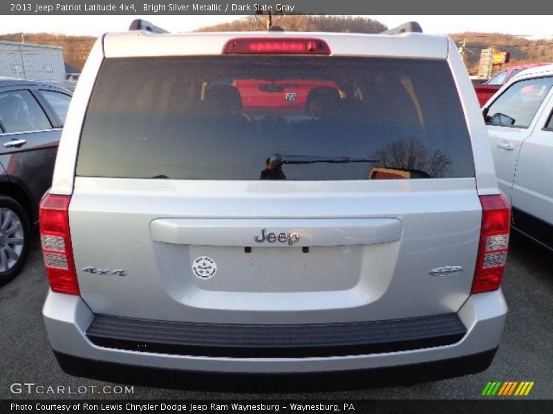 Bright Silver Metallic / Dark Slate Gray 2013 Jeep Patriot Latitude 4x4