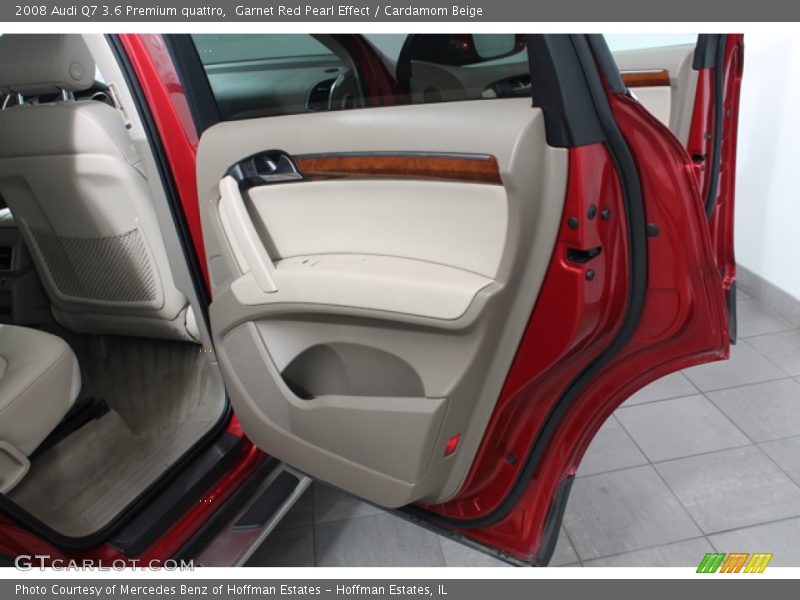 Garnet Red Pearl Effect / Cardamom Beige 2008 Audi Q7 3.6 Premium quattro