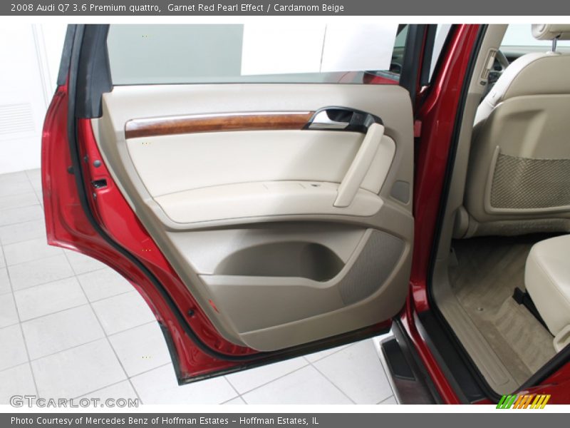 Garnet Red Pearl Effect / Cardamom Beige 2008 Audi Q7 3.6 Premium quattro
