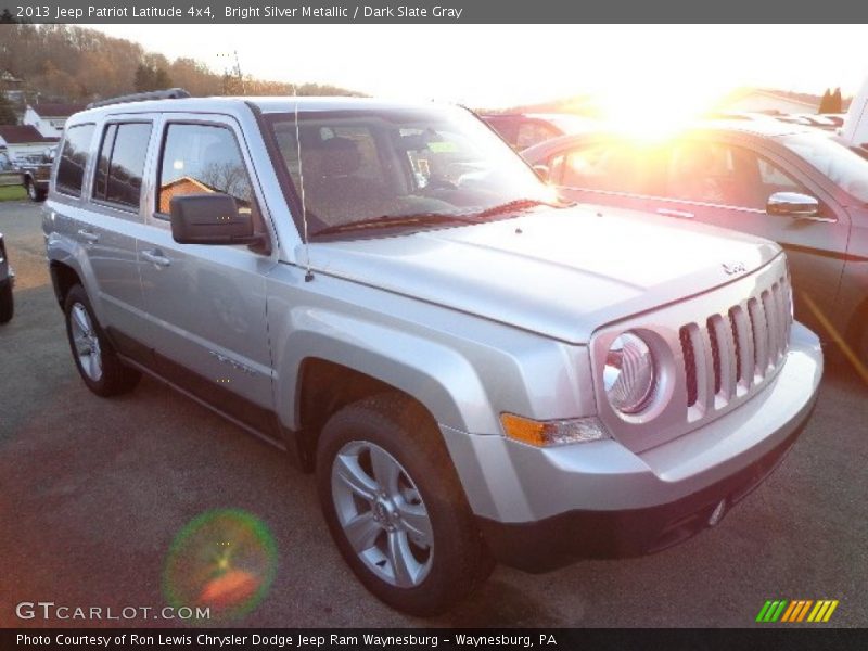 Bright Silver Metallic / Dark Slate Gray 2013 Jeep Patriot Latitude 4x4