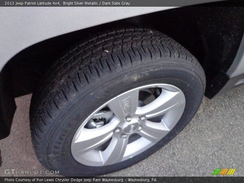 Bright Silver Metallic / Dark Slate Gray 2013 Jeep Patriot Latitude 4x4