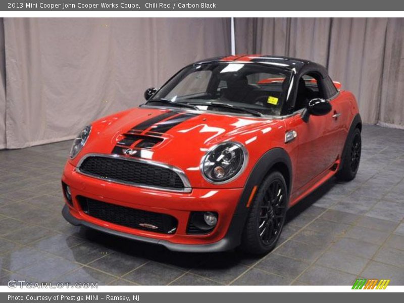 Chili Red / Carbon Black 2013 Mini Cooper John Cooper Works Coupe