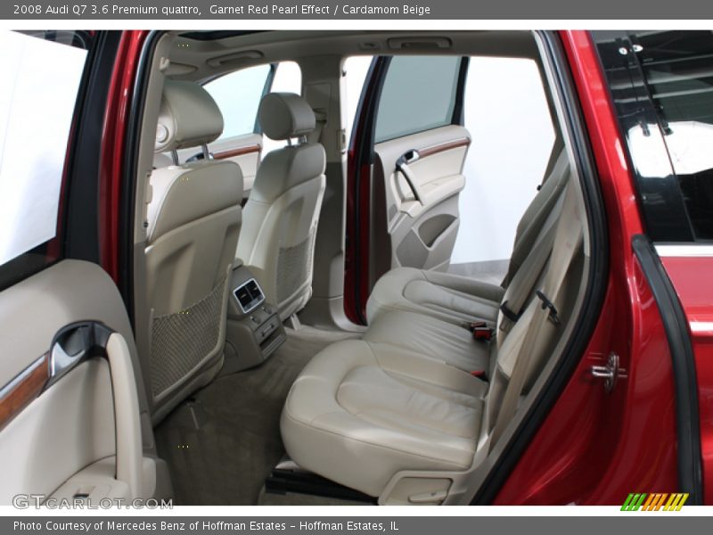 Garnet Red Pearl Effect / Cardamom Beige 2008 Audi Q7 3.6 Premium quattro