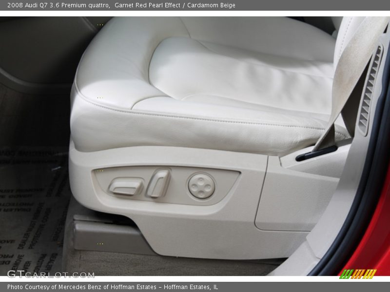 Garnet Red Pearl Effect / Cardamom Beige 2008 Audi Q7 3.6 Premium quattro
