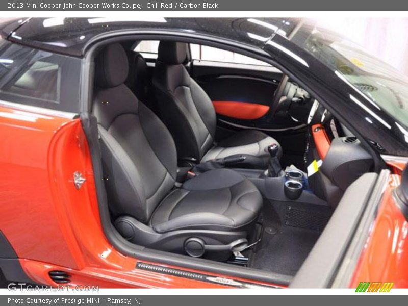  2013 Cooper John Cooper Works Coupe Carbon Black Interior