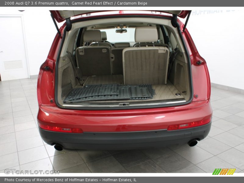 Garnet Red Pearl Effect / Cardamom Beige 2008 Audi Q7 3.6 Premium quattro