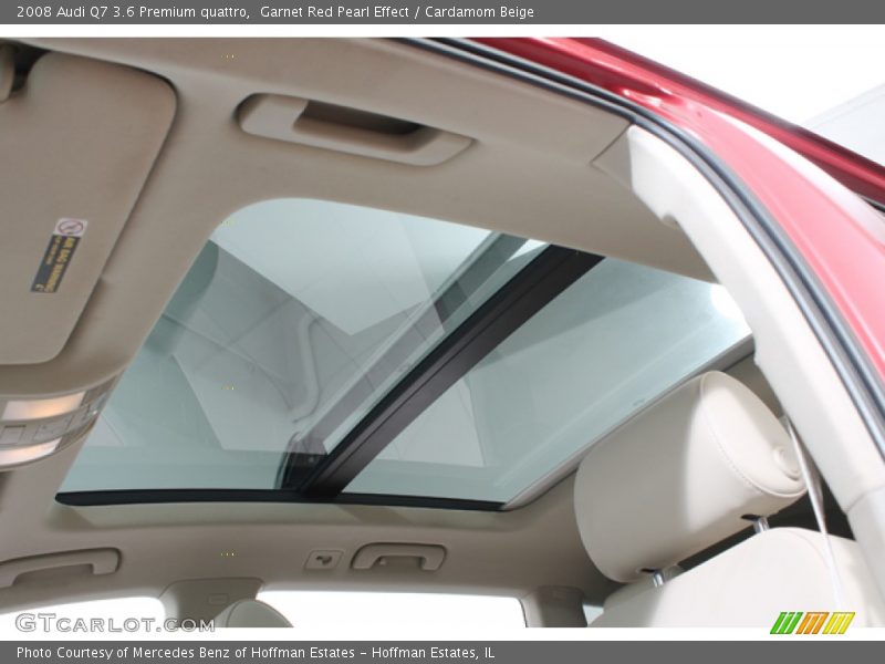 Garnet Red Pearl Effect / Cardamom Beige 2008 Audi Q7 3.6 Premium quattro