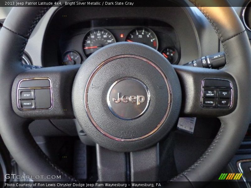 Bright Silver Metallic / Dark Slate Gray 2013 Jeep Patriot Latitude 4x4