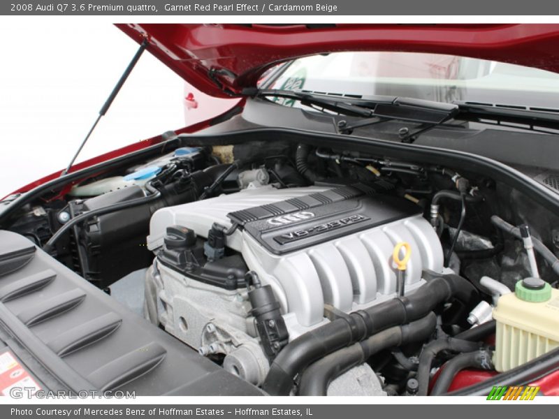 Garnet Red Pearl Effect / Cardamom Beige 2008 Audi Q7 3.6 Premium quattro