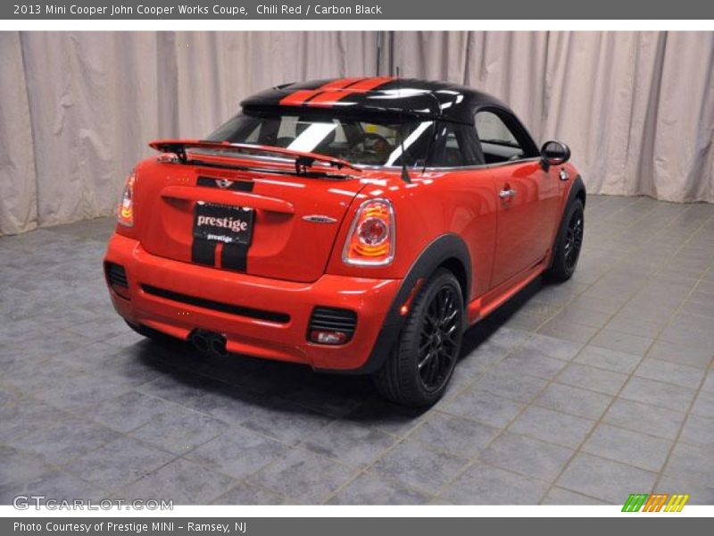 Chili Red / Carbon Black 2013 Mini Cooper John Cooper Works Coupe