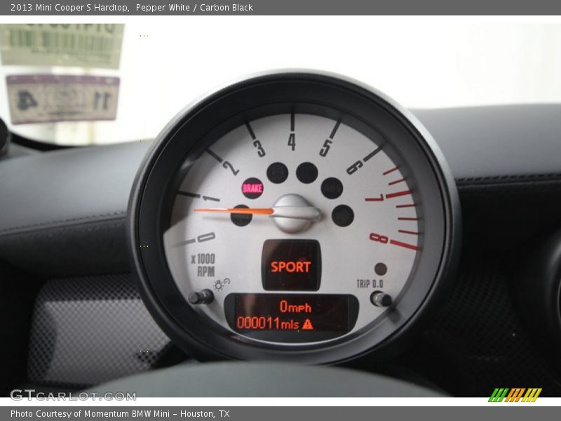 Pepper White / Carbon Black 2013 Mini Cooper S Hardtop