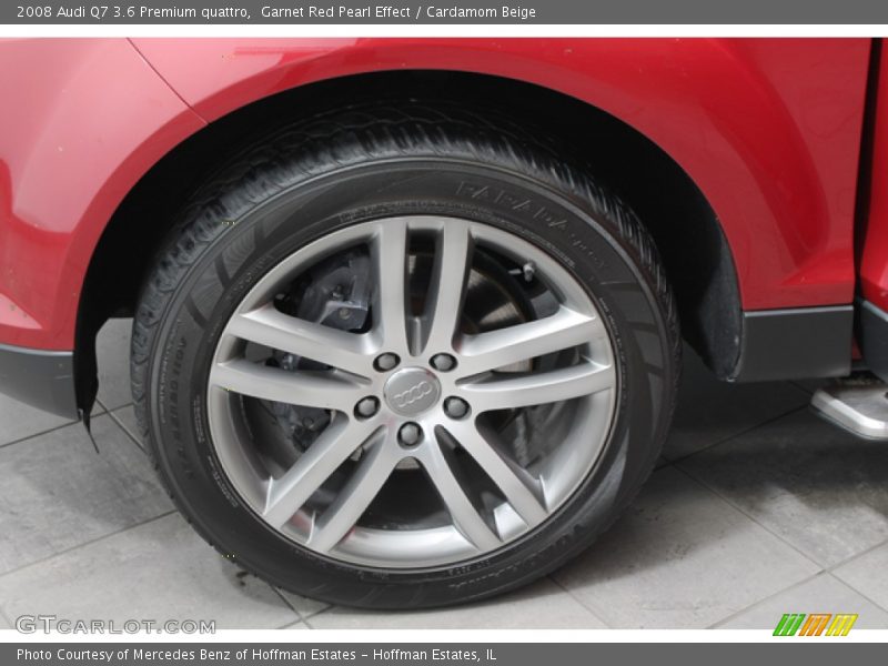 Garnet Red Pearl Effect / Cardamom Beige 2008 Audi Q7 3.6 Premium quattro