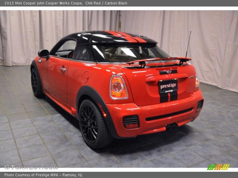 Chili Red / Carbon Black 2013 Mini Cooper John Cooper Works Coupe
