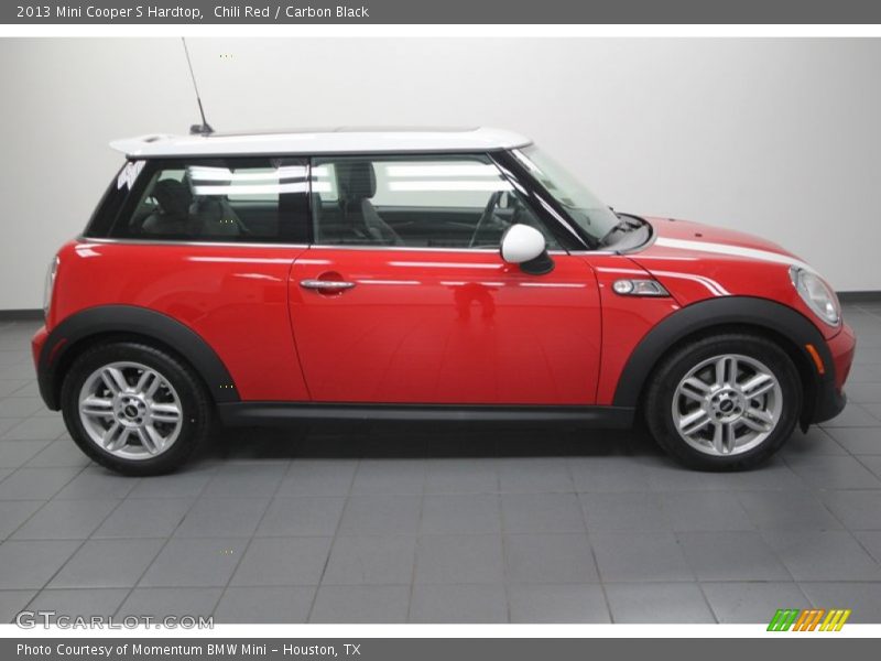 Chili Red / Carbon Black 2013 Mini Cooper S Hardtop