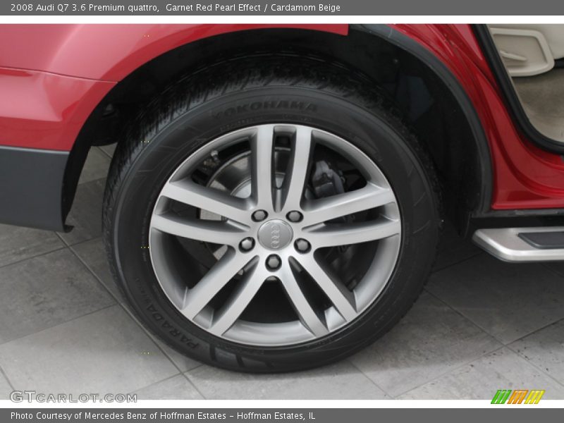 Garnet Red Pearl Effect / Cardamom Beige 2008 Audi Q7 3.6 Premium quattro