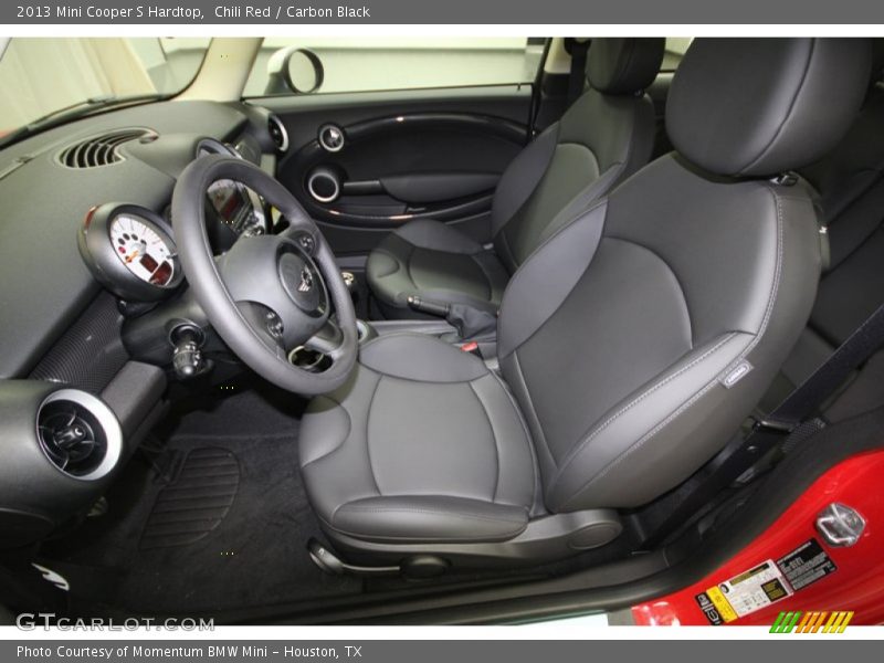 Chili Red / Carbon Black 2013 Mini Cooper S Hardtop