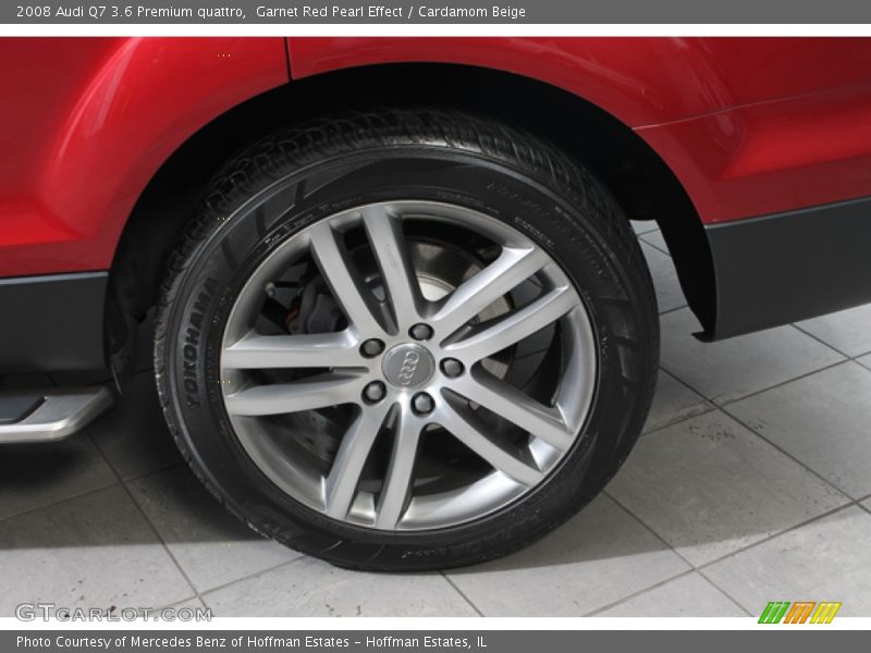 Garnet Red Pearl Effect / Cardamom Beige 2008 Audi Q7 3.6 Premium quattro