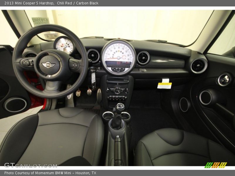 Chili Red / Carbon Black 2013 Mini Cooper S Hardtop