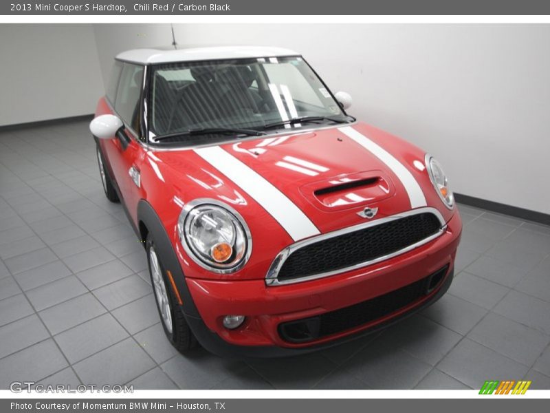 Chili Red / Carbon Black 2013 Mini Cooper S Hardtop