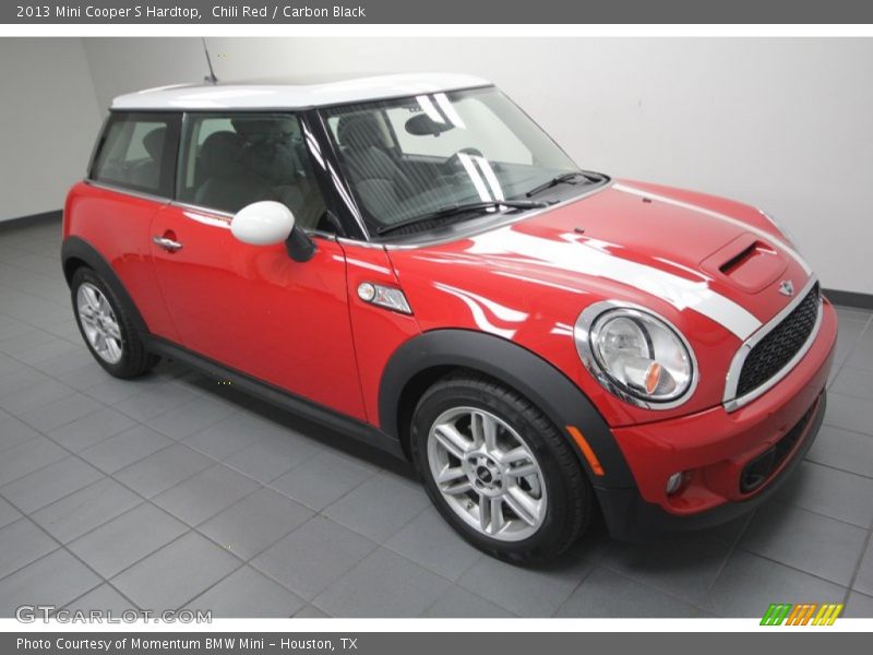 Chili Red / Carbon Black 2013 Mini Cooper S Hardtop