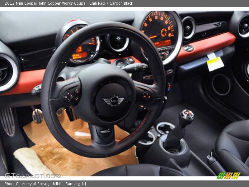  2013 Cooper John Cooper Works Coupe Carbon Black Interior