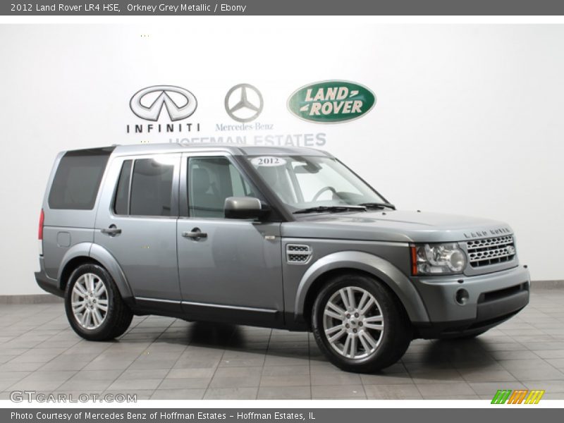 Orkney Grey Metallic / Ebony 2012 Land Rover LR4 HSE