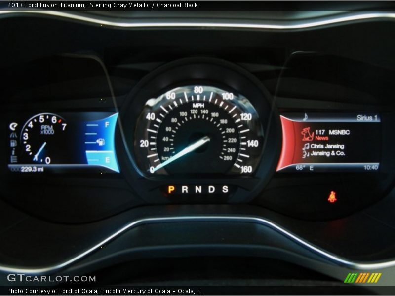  2013 Fusion Titanium Titanium Gauges