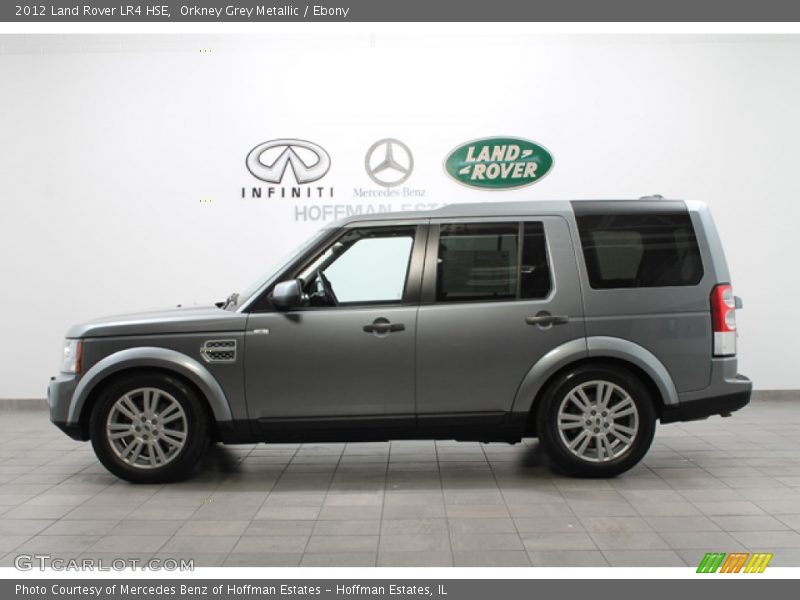 Orkney Grey Metallic / Ebony 2012 Land Rover LR4 HSE