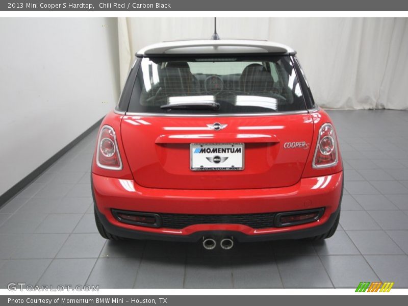 Chili Red / Carbon Black 2013 Mini Cooper S Hardtop
