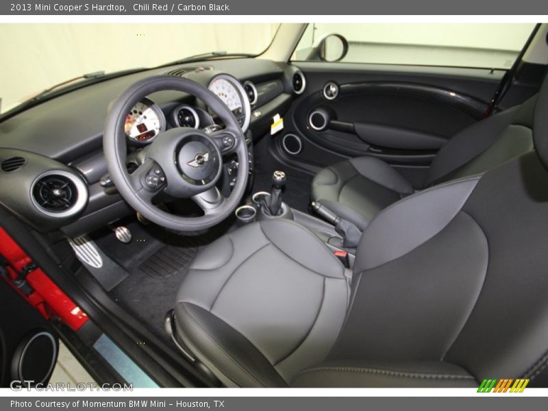 Chili Red / Carbon Black 2013 Mini Cooper S Hardtop