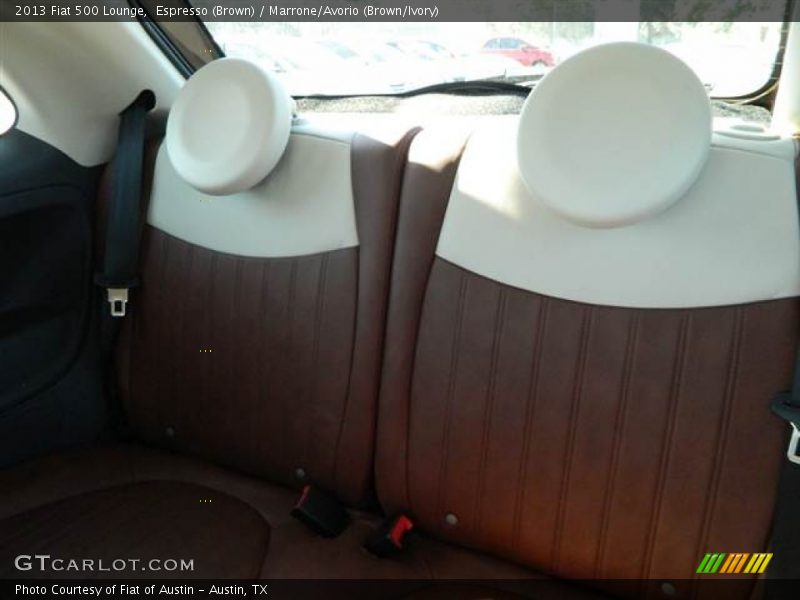 Espresso (Brown) / Marrone/Avorio (Brown/Ivory) 2013 Fiat 500 Lounge