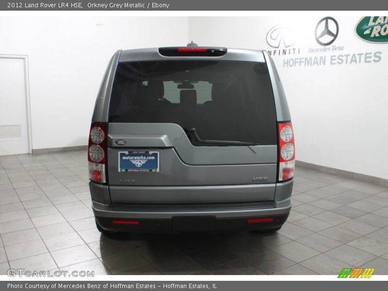 Orkney Grey Metallic / Ebony 2012 Land Rover LR4 HSE