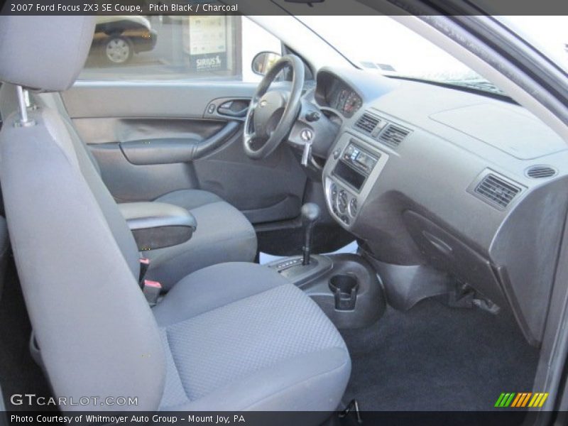Pitch Black / Charcoal 2007 Ford Focus ZX3 SE Coupe