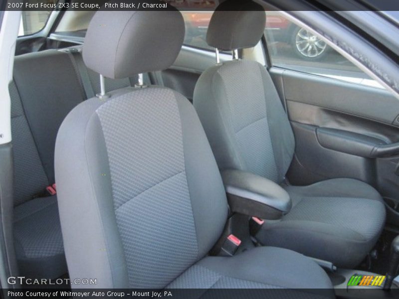 Pitch Black / Charcoal 2007 Ford Focus ZX3 SE Coupe