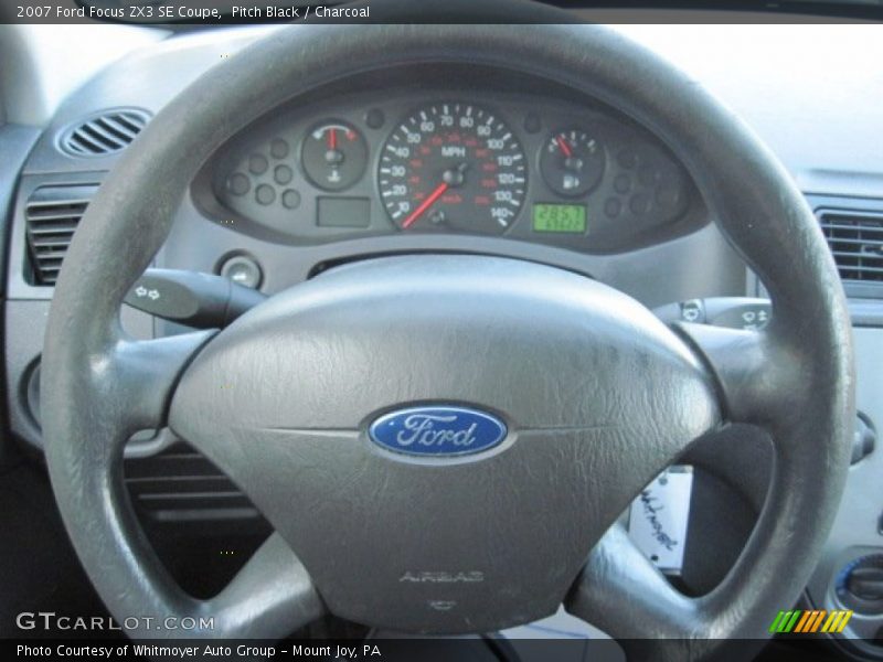 Pitch Black / Charcoal 2007 Ford Focus ZX3 SE Coupe