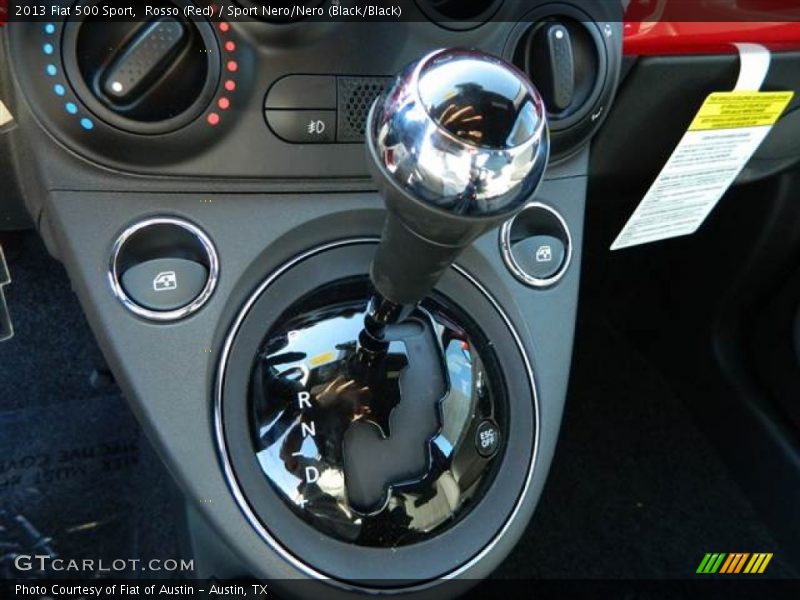 Rosso (Red) / Sport Nero/Nero (Black/Black) 2013 Fiat 500 Sport