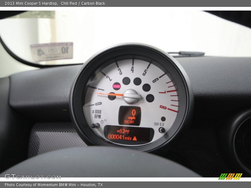 Chili Red / Carbon Black 2013 Mini Cooper S Hardtop