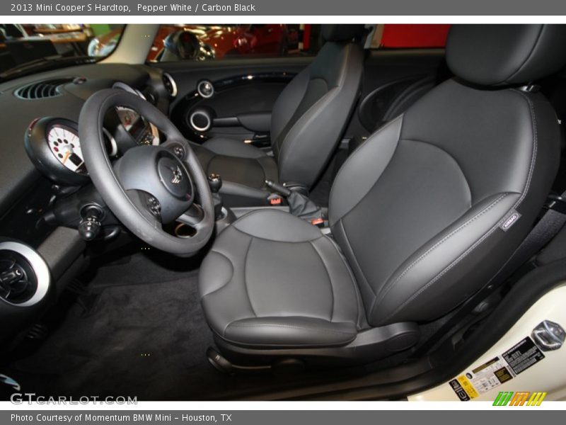 Pepper White / Carbon Black 2013 Mini Cooper S Hardtop