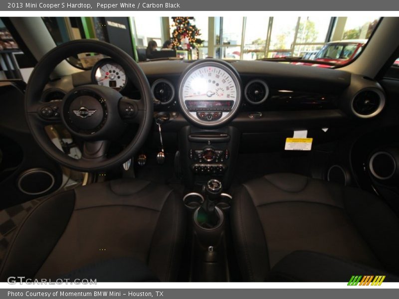 Pepper White / Carbon Black 2013 Mini Cooper S Hardtop