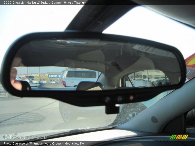 Summit White / Titanium 2009 Chevrolet Malibu LS Sedan