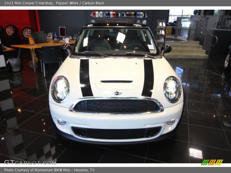 Pepper White / Carbon Black 2013 Mini Cooper S Hardtop
