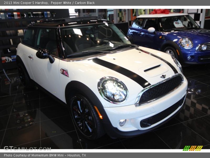 Pepper White / Carbon Black 2013 Mini Cooper S Hardtop