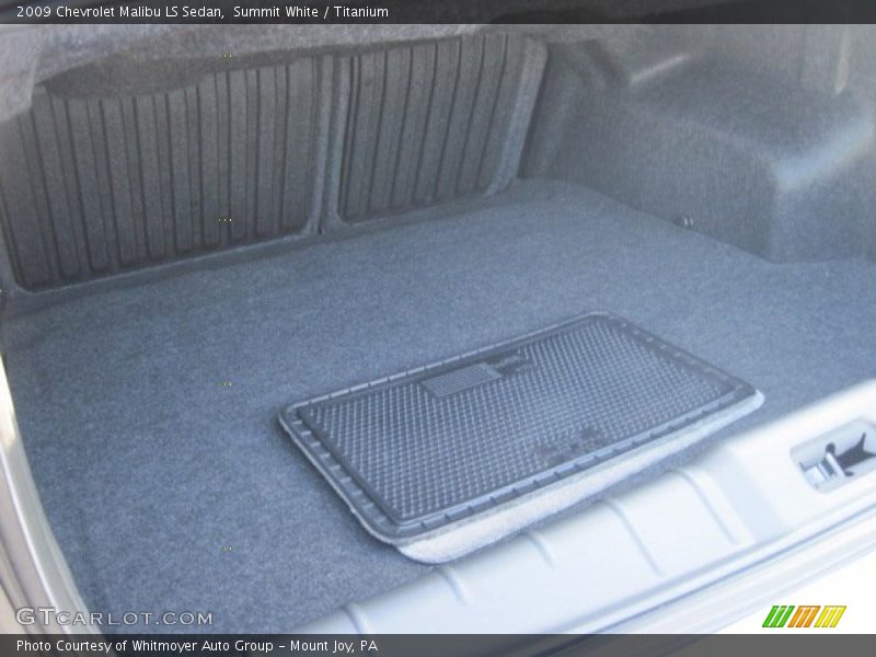 Summit White / Titanium 2009 Chevrolet Malibu LS Sedan